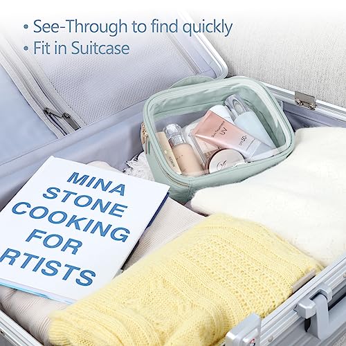 PACKISM TSA Approved Toiletry Bag, 2 Pack Clear Makeup Bags - Travel With Glen