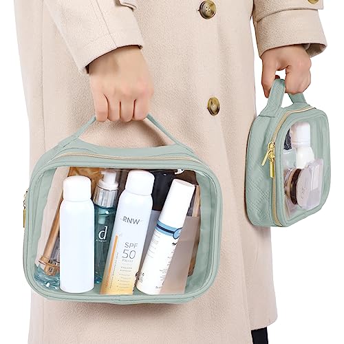PACKISM TSA Approved Toiletry Bag, 2 Pack Clear Makeup Bags - Travel With Glen