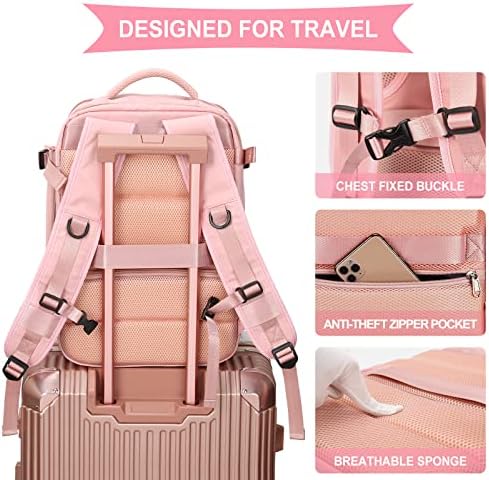 Large Travel Backpack Women, Carry On Backpack,Hiking Backpack Waterproof Outdoor - Travel With Glen