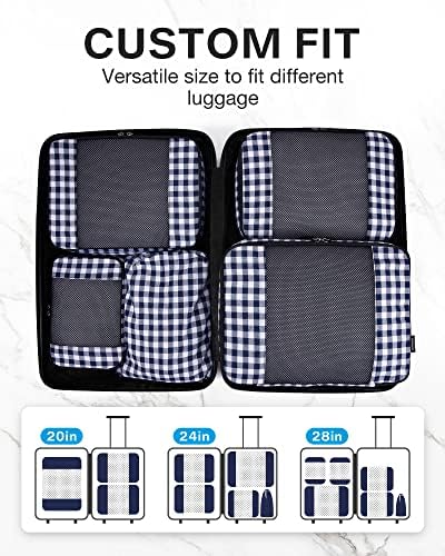 Packing Cubes for Suitcase, BAGSMART Foldable Packing Organizers for Travel - Travel With Glen