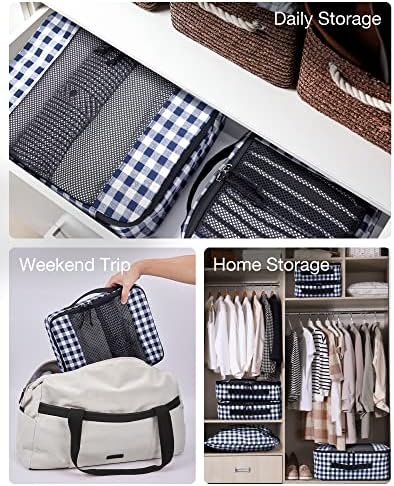 Packing Cubes for Suitcase, BAGSMART Foldable Packing Organizers for Travel - Travel With Glen