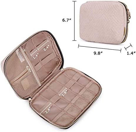 BAGSMART Electronics Organizer Travel Case, Small Travel Cable Organizer Bag - Travel With Glen