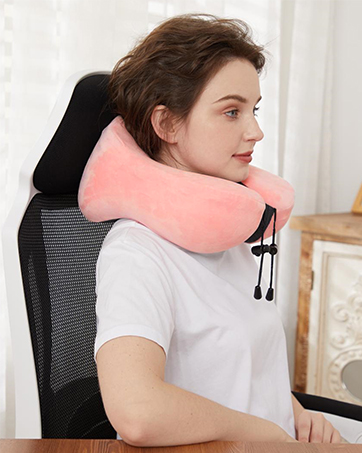 Travel Pillow, Best Memory Foam Neck Pillow Head Support Soft - Travel With Glen
