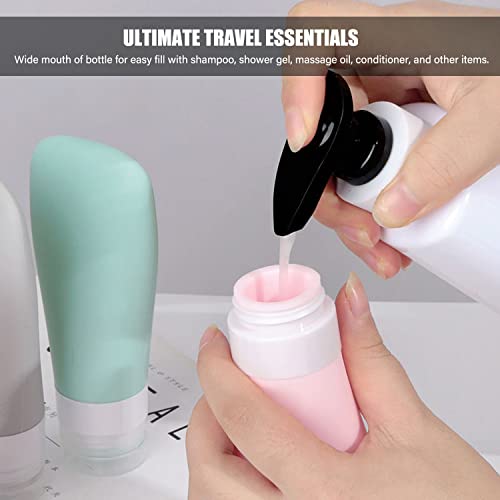 MODENGKONGJIAN Leak Proof Travel Bottles, TSA Approved Silicone Squeezable Travel - Travel With Glen