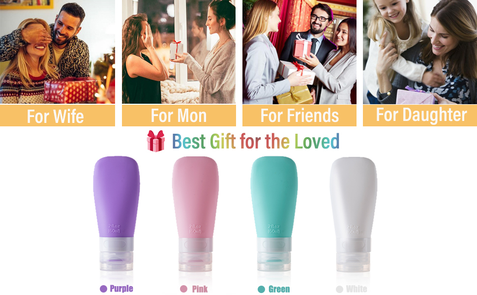 MODENGKONGJIAN Leak Proof Travel Bottles, TSA Approved Silicone Squeezable Travel - Travel With Glen