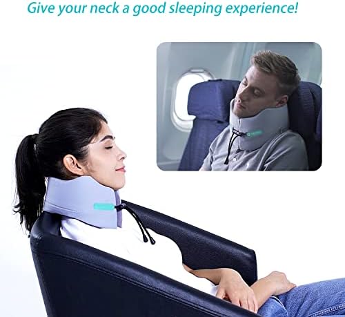 BAKLUCK Travel Pillow for Airplane Neck Chin Support Memory Foam - Travel With Glen