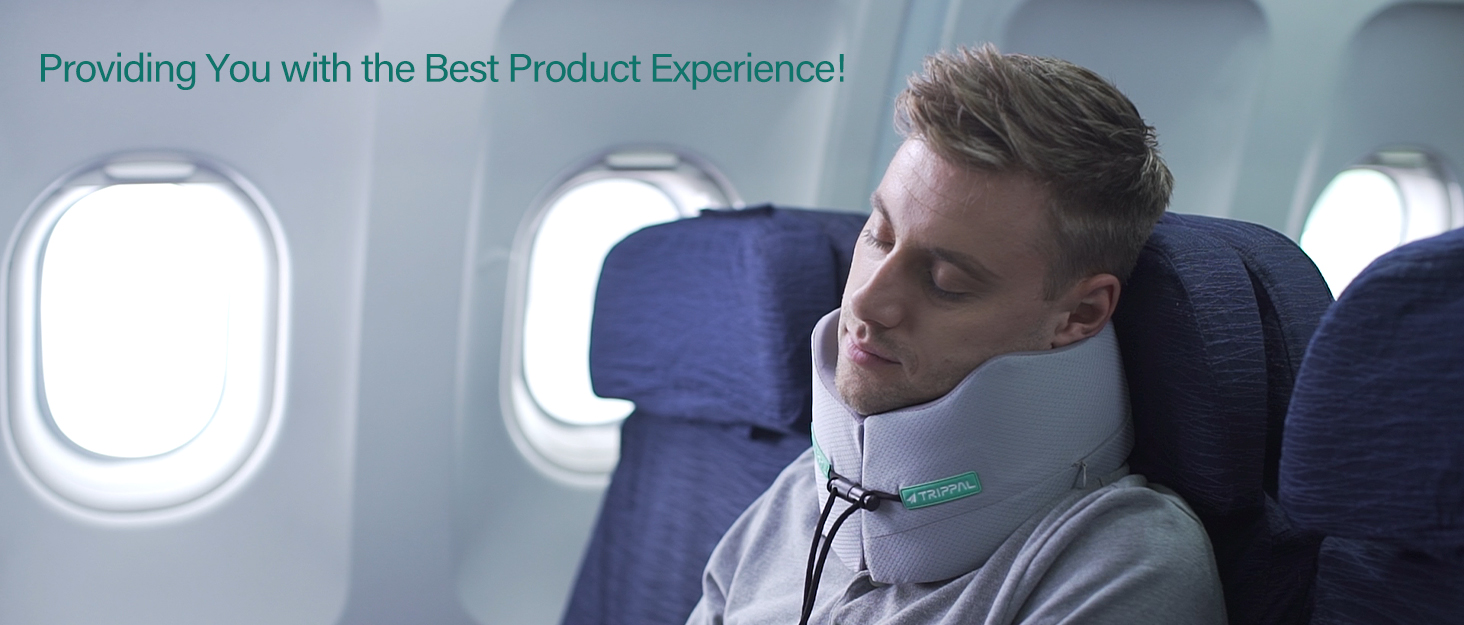 BAKLUCK Travel Pillow for Airplane Neck Chin Support Memory Foam - Travel With Glen