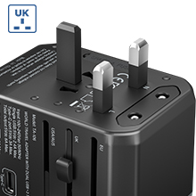 EPICKA Universal Travel Adapter, International Power Plug Adapter with 3 - Travel With Glen