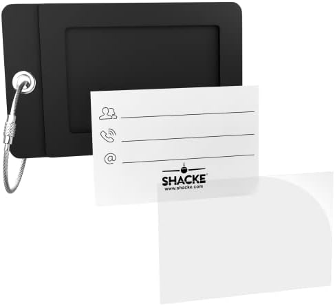 Luggage Tag Initial - Fully Bendable Tag w/Stainless Steel Loop - Travel With Glen