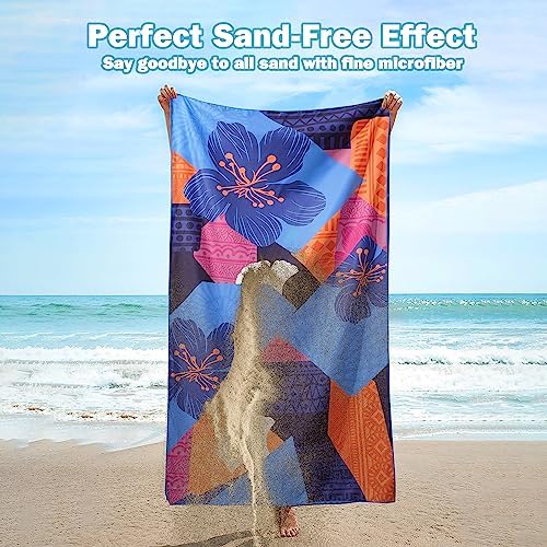 Winthome Microfiber Sand Free Beach Towel Thin Quick Fast Dry - Travel With Glen