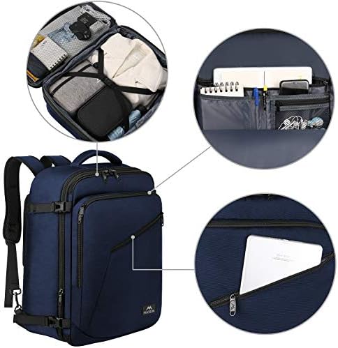 MATEIN Weekender Backpack, Durable Large Capacity Travelling Suitcase Backpack with - Travel With Glen