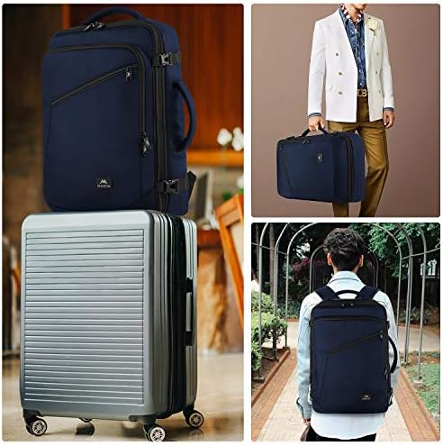 MATEIN Weekender Backpack, Durable Large Capacity Travelling Suitcase Backpack with - Travel With Glen