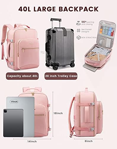 LOVEVOOK Travel Backpack Women, Carry On Backpack as Personal Item - Travel With Glen