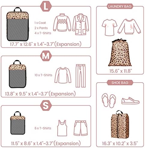 Cambond Compression Packing Cubes for Travel - Expandable Luggage Organizers - Travel With Glen Packing Cubes for Travel
