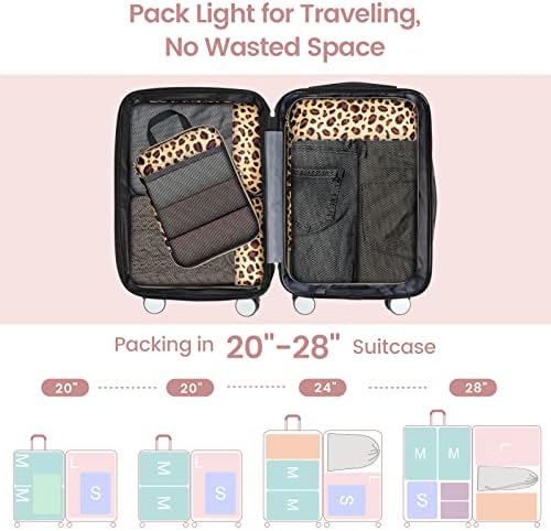 Cambond Compression Packing Cubes for Travel - Expandable Luggage Organizers - Travel With Glen Packing Cubes for Travel