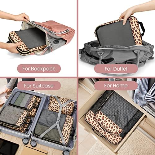 Cambond Compression Packing Cubes for Travel - Expandable Luggage Organizers - Travel With Glen