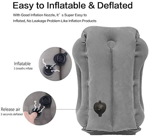 Inflatable Travel Pillow for Airplane, inflatable Neck Air Pillow for - Travel With Glen