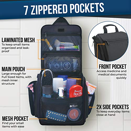 DD D&D Wanderlust Hanging Travel Toiletry Bag for Men and - Travel With Glen