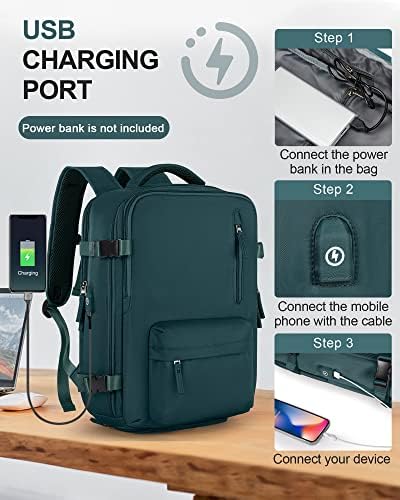 winspansy Carry on Backpack,Travel Backpack for Women Men Airline Approved - Travel With Glen