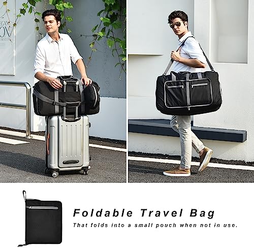 Felipe Varela 65L Duffle Bag with Shoes Compartment and Adjustable - Travel With Glen