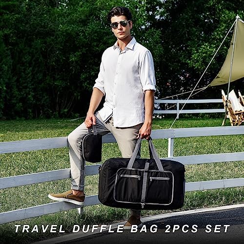 Felipe Varela 65L Duffle Bag with Shoes Compartment and Adjustable - Travel With Glen