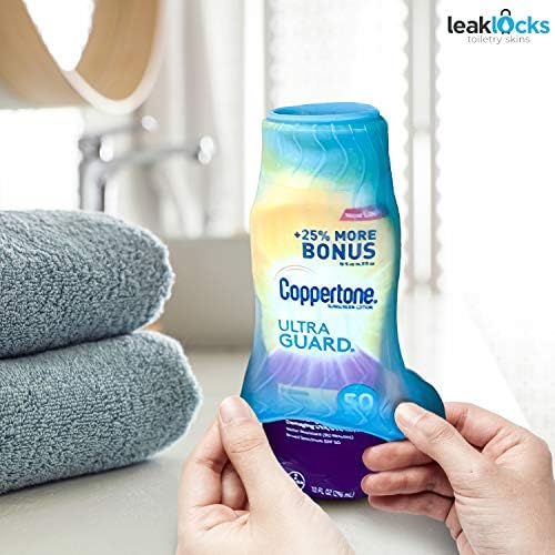 LeakLocks® Toiletry Skins™ 4 pak Elastic Sleeve for Leak Proofing - Travel With Glen