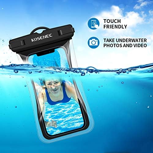 KOSENEC Universal Waterproof Phone Case, Floating IPX8 Waterproof Cellphone Pouch - Travel With Glen