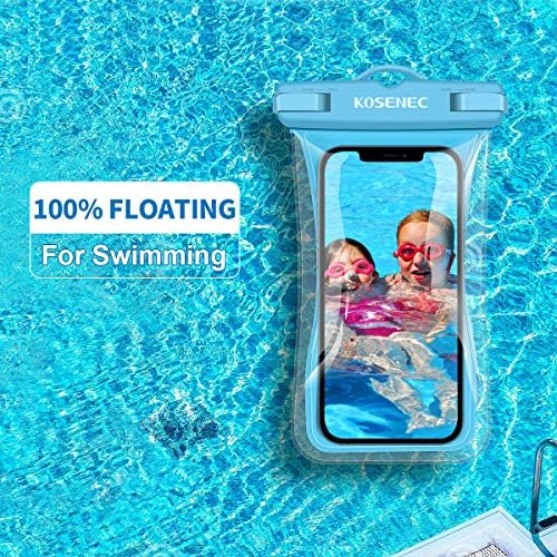 KOSENEC Universal Waterproof Phone Case, Floating IPX8 Waterproof Cellphone Pouch - Travel With Glen
