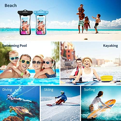 KOSENEC Universal Waterproof Phone Case, Floating IPX8 Waterproof Cellphone Pouch - Travel With Glen