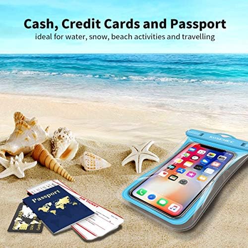KOSENEC Universal Waterproof Phone Case, Floating IPX8 Waterproof Cellphone Pouch - Travel With Glen