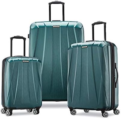 Samsonite Centric 2 Hardside Expandable Luggage with Spinners, Emerald Green, - Travel With Glen