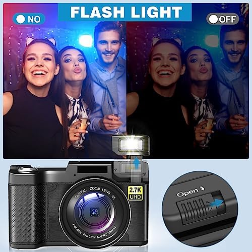 Digital Camera for Photography FHD 2.7K 30MP Vlogging Camera for - Travel With Glen