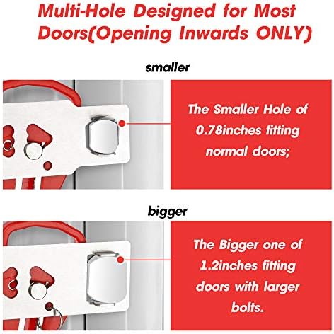 Portable Keypad Door Lock Home Security Travel Lockdown Locker Locks - Travel With Glen