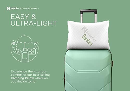 Nappler Camping Pillow - Travel Pillow -Backpacking, Airplane, Small Pillow - Travel With Glen