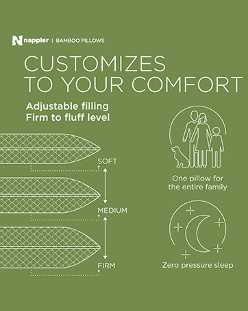 Nappler Camping Pillow - Travel Pillow -Backpacking, Airplane, Small Pillow - Travel With Glen