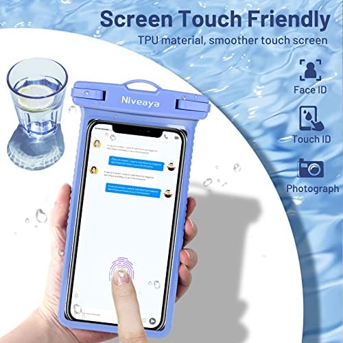 Niveaya 3D Waterproof Phone Case, IPX8 Shockproof Waterproof Phone Pouch - Travel With Glen
