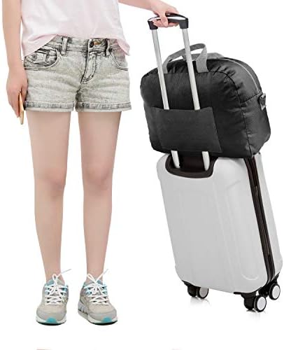WANDF Foldable Travel Duffel Bag Luggage Sports Gym Water Resistant - Travel With Glen
