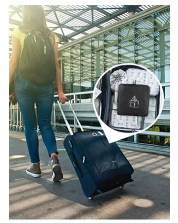 WANDF Foldable Travel Duffel Bag Luggage Sports Gym Water Resistant - Travel With Glen