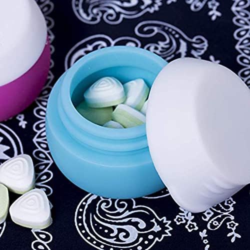 Travel Containers for Toiletries, Gemice Silicone Cream Jars, TSA Approved - Travel With Glen