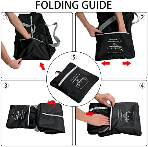 Foldable Duffel Bag 30" / 75L Lightweight with Water Rresistant - Travel With Glen