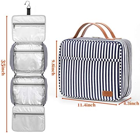 Bosidu Hanging Travel Toiletry Bag,Large Capacity Cosmetic Travel Toiletry Organizer - Travel With Glen