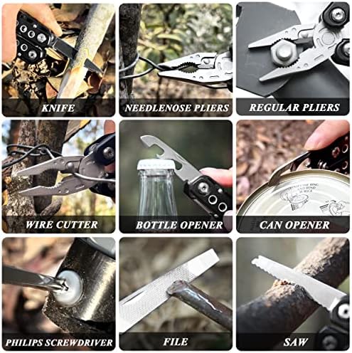 RoverTac Multitool Pliers Pocket Knife Camping Tool Gifts for Men - Travel With Glen