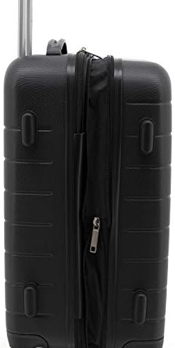 Wrangler 20" Smart Spinner Carry-On Luggage With Usb Charging Port - Travel With Glen