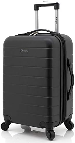 Wrangler 20" Smart Spinner Carry-On Luggage With Usb Charging Port - Travel With Glen
