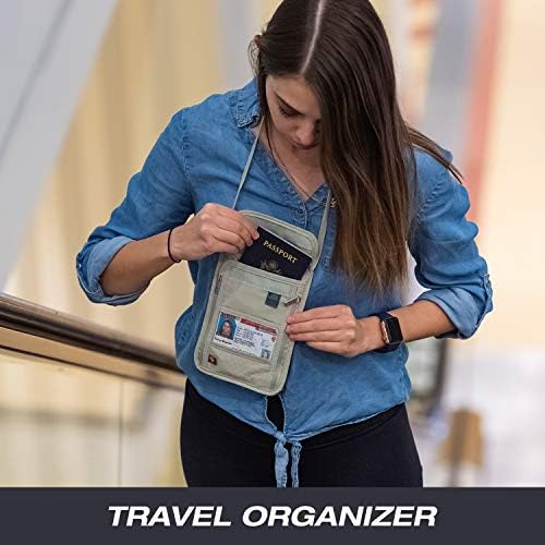 Lewis N. Clark RFID Blocking Stash Neck Wallet, Travel Pouch - Travel With Glen