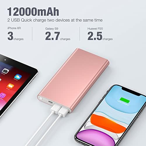EnergyCell Pilot 4GS Portable Charger,12000mAh Fast Charging Power Bank Dual - Travel With Glen