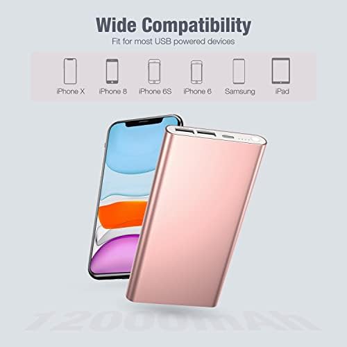 EnergyCell Pilot 4GS Portable Charger,12000mAh Fast Charging Power Bank Dual - Travel With Glen