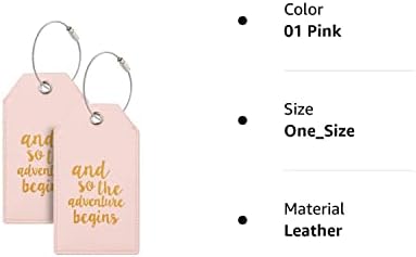 Casmonal Luggage Tags with Full Back Privacy Cover w/Steel Loops - Travel With Glen