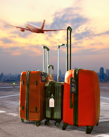 Casmonal Luggage Tags with Full Back Privacy Cover w/Steel Loops - Travel With Glen