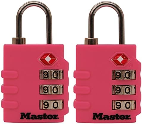 Master Lock 4684T Set Your Own Combination TSA Approved Luggage - Travel With Glen